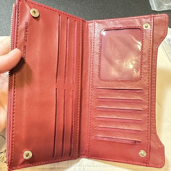 Badgley Mishka wallet, Maroon & gold. NWT - Picture 7 of 12